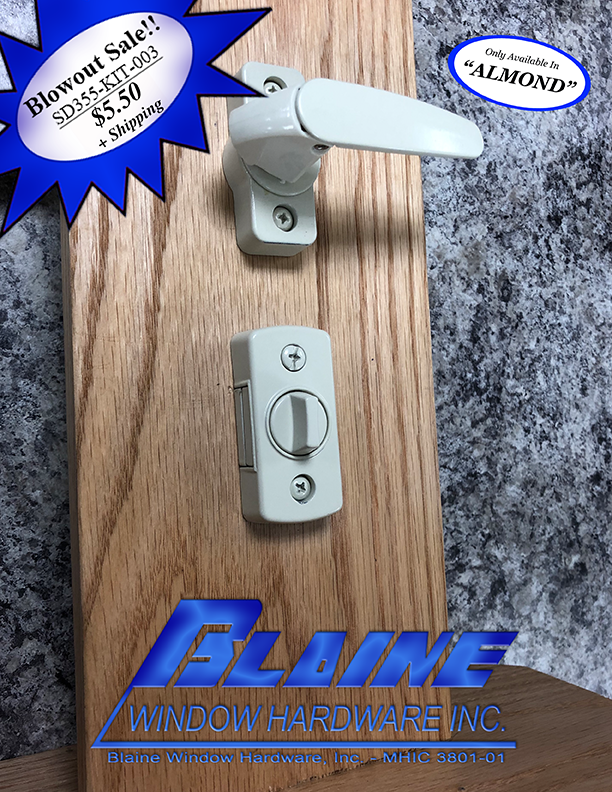Blaine Window and door hardware